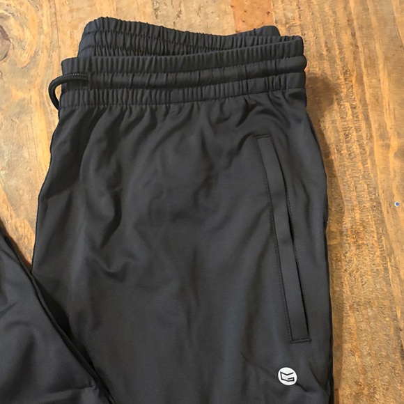 Women's Black Track Joggers with Elastic Waist - Picture 4 of 8
